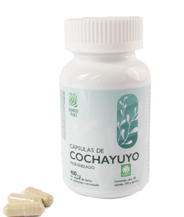 Capsulas de Cochayuyo micronizado veganas