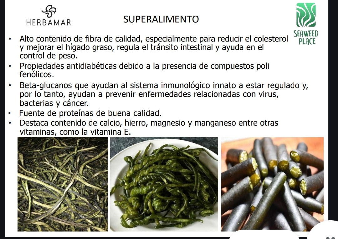 Capsulas de Cochayuyo micronizado veganas